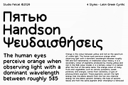 Handson Modern Handwritten Font, a Handwritten Font by Andika Fez (Thumbnail 1 of 7)