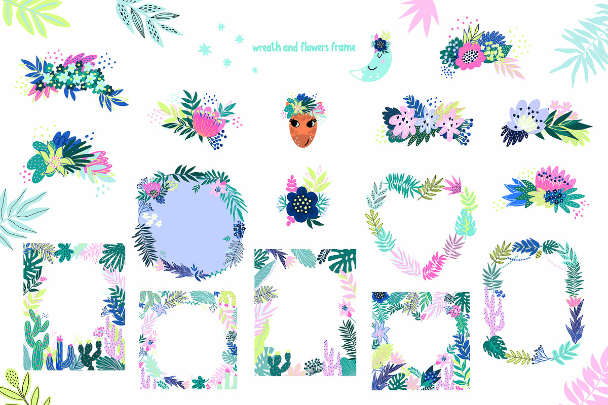 Jungle Cute Baby Animals clipart, an Animal Illustration by OxanaTally (Photo 7 of 10)