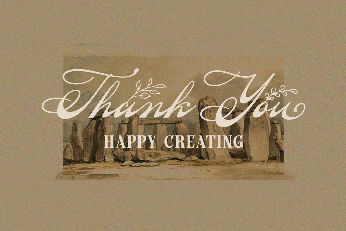 Yesternight - Classic Script, a Script Font by Letterhend Studio (Photo 10 of 10)