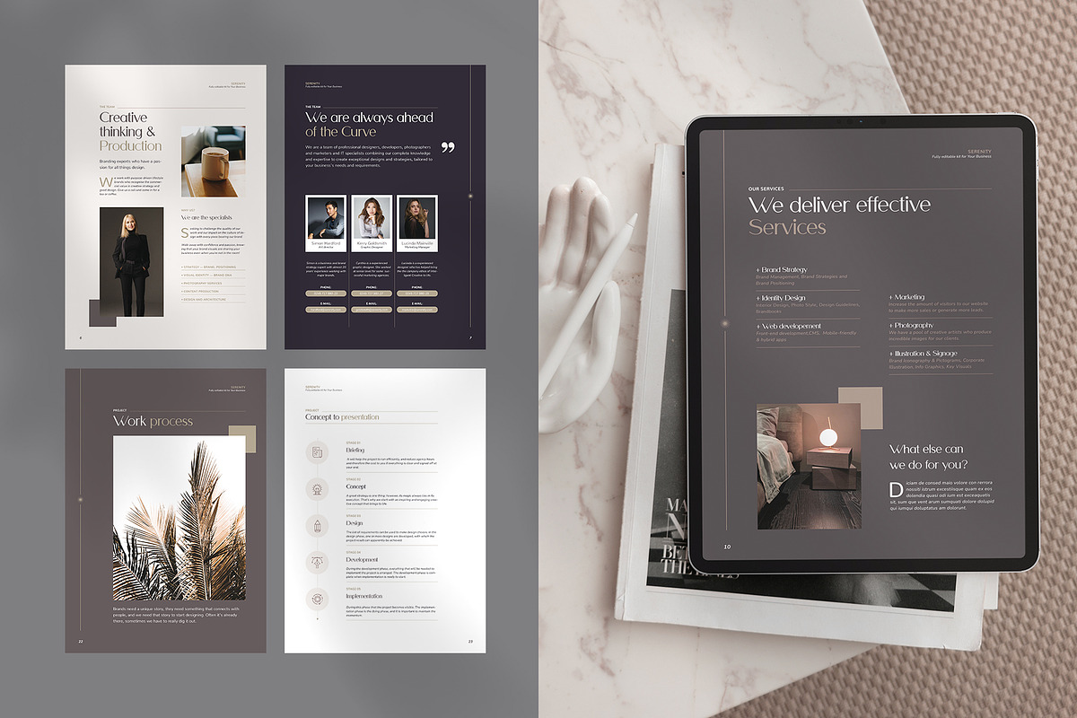 Services & Pricing Guide -Canva/Indd, a Brochure Template by Imagination Area (Photo 3 of 11)