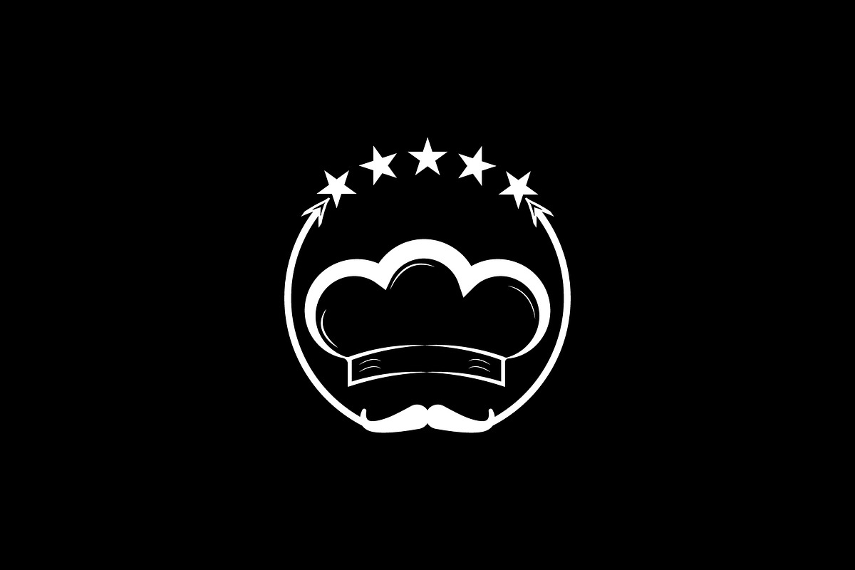 Five Star Chef Hat Restaurant Logo, a Branding & Logo Template by Salman Shop (Photo 3 of 4)