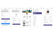 User Profile & Login Screen App, an App Template by nagaredesignstudio (Thumbnail 2 of 2)