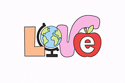Retro School Clips- PNG SVG Alphabet, an Object Graphic by KA Designs (Thumbnail 12 of 13)