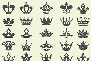 Vintage crowns collection