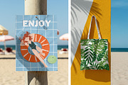 Summer Beach Clipart & Bikini Girls, a Person Illustration by Illustrations Lazarteva (Thumbnail 8 of 12)