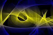 Yellow Circle with Blue Background, a Wallpaper Graphic by NJ Himel (Thumbnail 4 of 11)