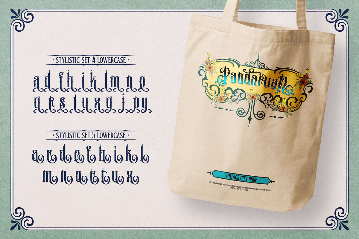 Soft Mouth Victorian Typeface, a Blackletter Font by alit design (Photo 13 of 24)
