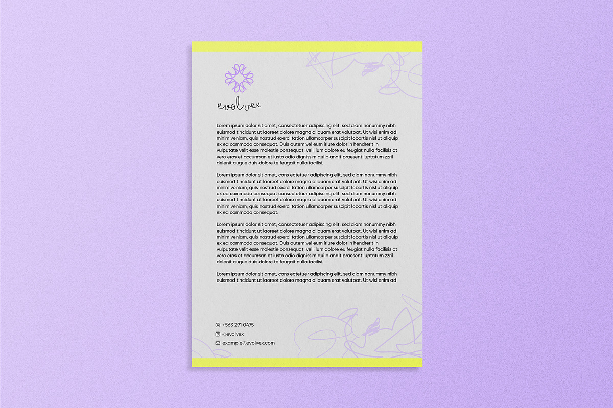 Evolvex Branding Kit, a Branding & Logo Template by 4to Pixel (Photo 6 of 6)