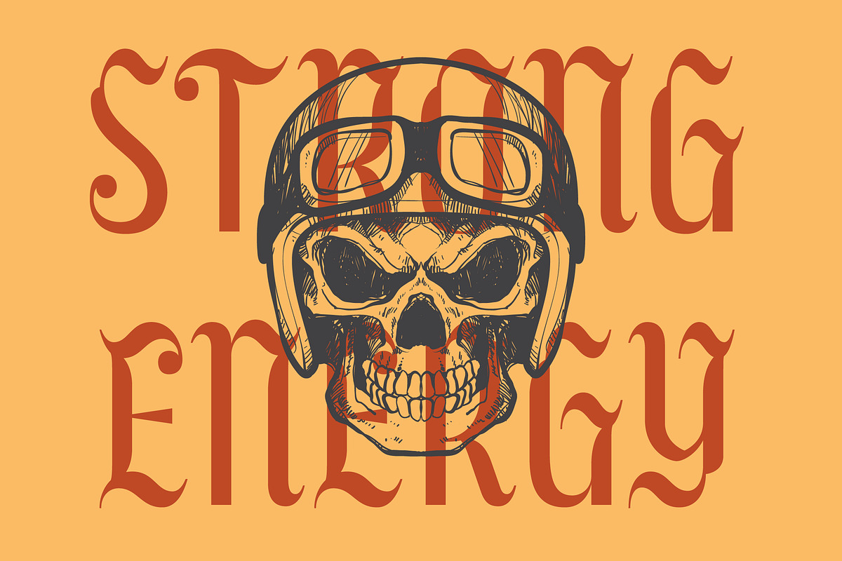 Wadepak Modern Groovy Serif, a Blackletter Font by timelesstype.co (Photo 11 of 15)