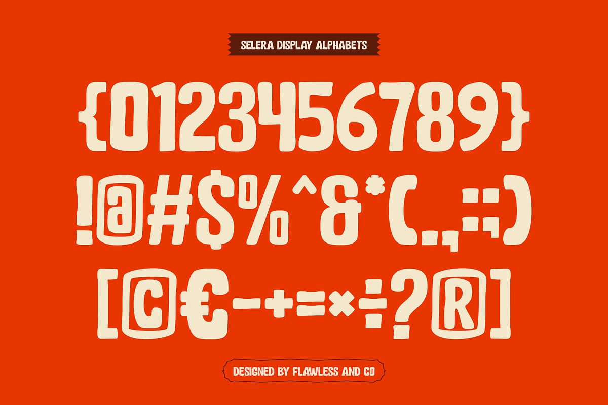 Selera - Playful Display Font, a Sans Serif Font by Flawless And Co (Photo 8 of 10)