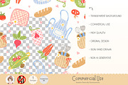 Cottagecore Kitchen Pattern, a Pattern Graphic by Chonnieartwork (Thumbnail 2 of 5)