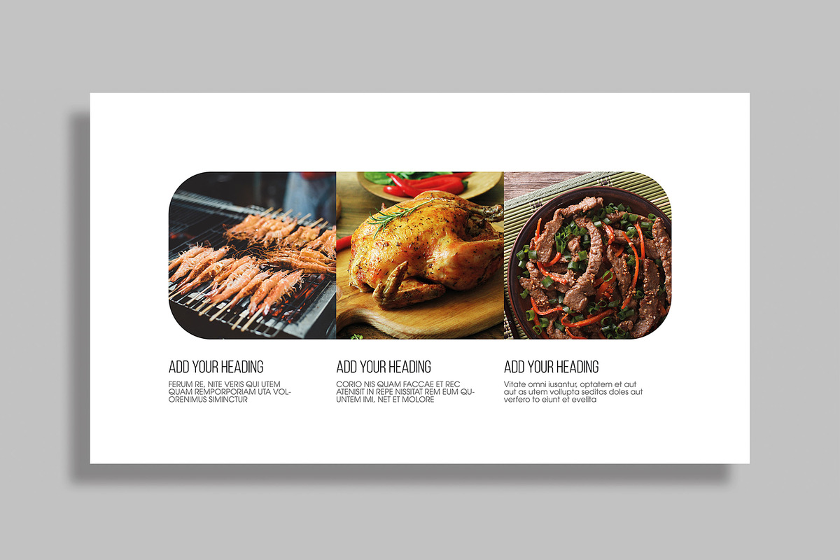 Food Mood Board Presentation Design, a Social Media Template by MightyDesign (Photo 5 of 10)