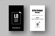 Unique Business Card Layout, a Stationery Template by ContestDesign (Thumbnail 2 of 3)