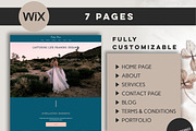 Wix Photography Website Template, a Wix Template by Design House (Thumbnail 2 of 10)