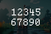 Block Craft - 8-Bit Pixel Font, a Sans Serif Font by HipFonts (Thumbnail 2 of 6)