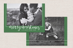 Christmas Card Template CC048, a Card Template by OtoStudio