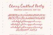 Cherry Cocktail Party Messy Font Duo, a Handwritten Font by Ayya Studio (Thumbnail 15 of 15)