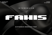 Fahis Font, a Sans Serif Font by agusariyadi (Thumbnail 1 of 5)