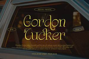 Gordon Tucker Stylish Serif