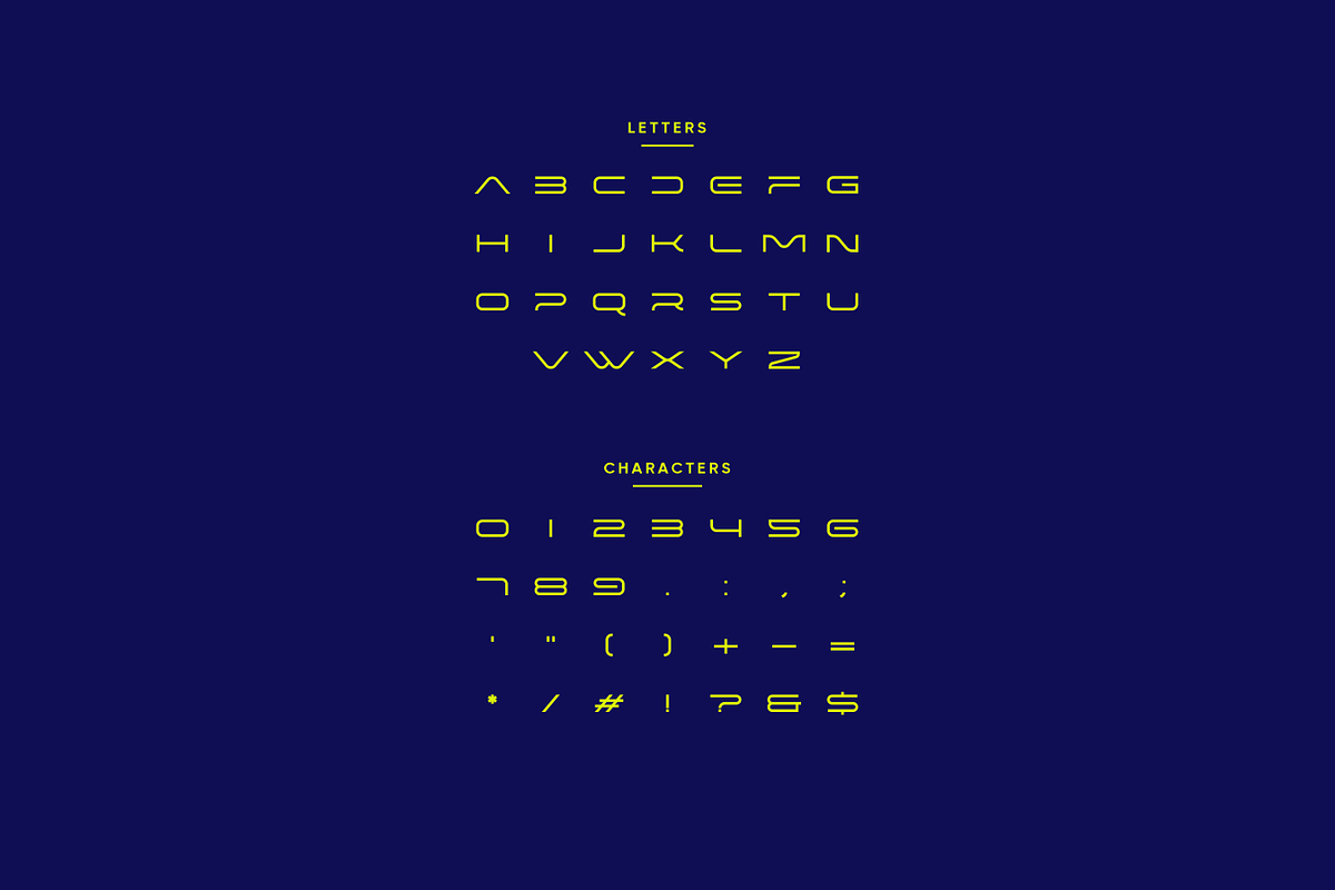 Crepeno - Modern Futuristic Typeface, a Font by Letterna (Photo 3 of 4)