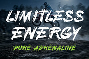 ADRENALIZE display font, a Sans Serif Font by DGIM studio (Thumbnail 7 of 9)