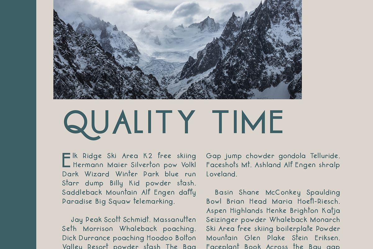 Chamonix Font Duo preview 4