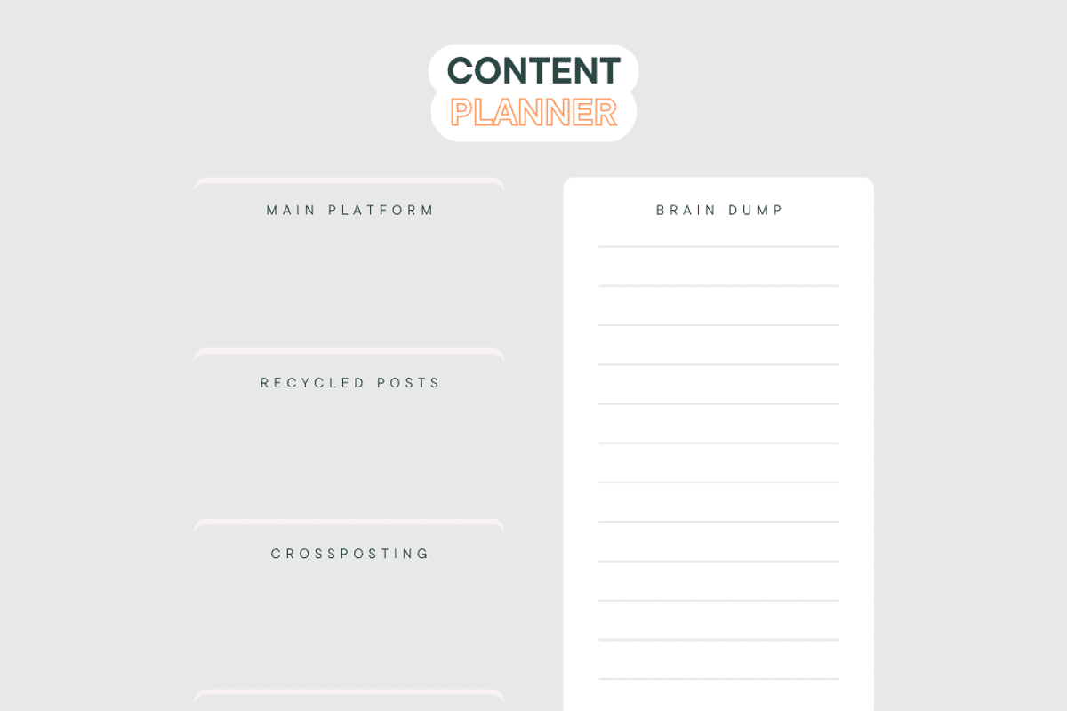 Social Media Planner, a Print Template by Brand Your Biz Co. (Photo 8 of 9)