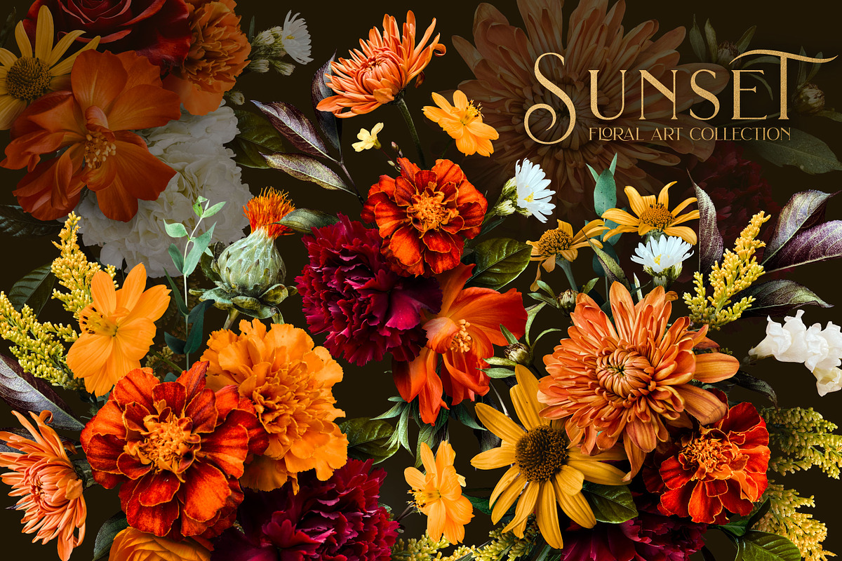 Sunset Floral Art Collection, an Object Graphic by Eclectic Anthology (Photo 8 of 20)