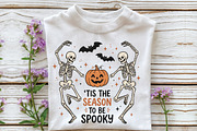 Skeleton Dance Halloween Sublimation, an Object Illustration by CraftArtStudio (Thumbnail 2 of 4)