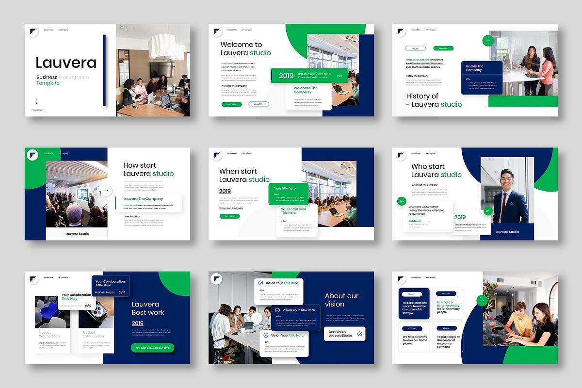Lauvera – Business Keynote Template, a Presentation Template by Dens Creative Studio (Photo 2 of 6)