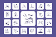 Animated Wellness & Lifestyle Bundle, an Outline Icon by Prosymbols (Thumbnail 3 of 4)