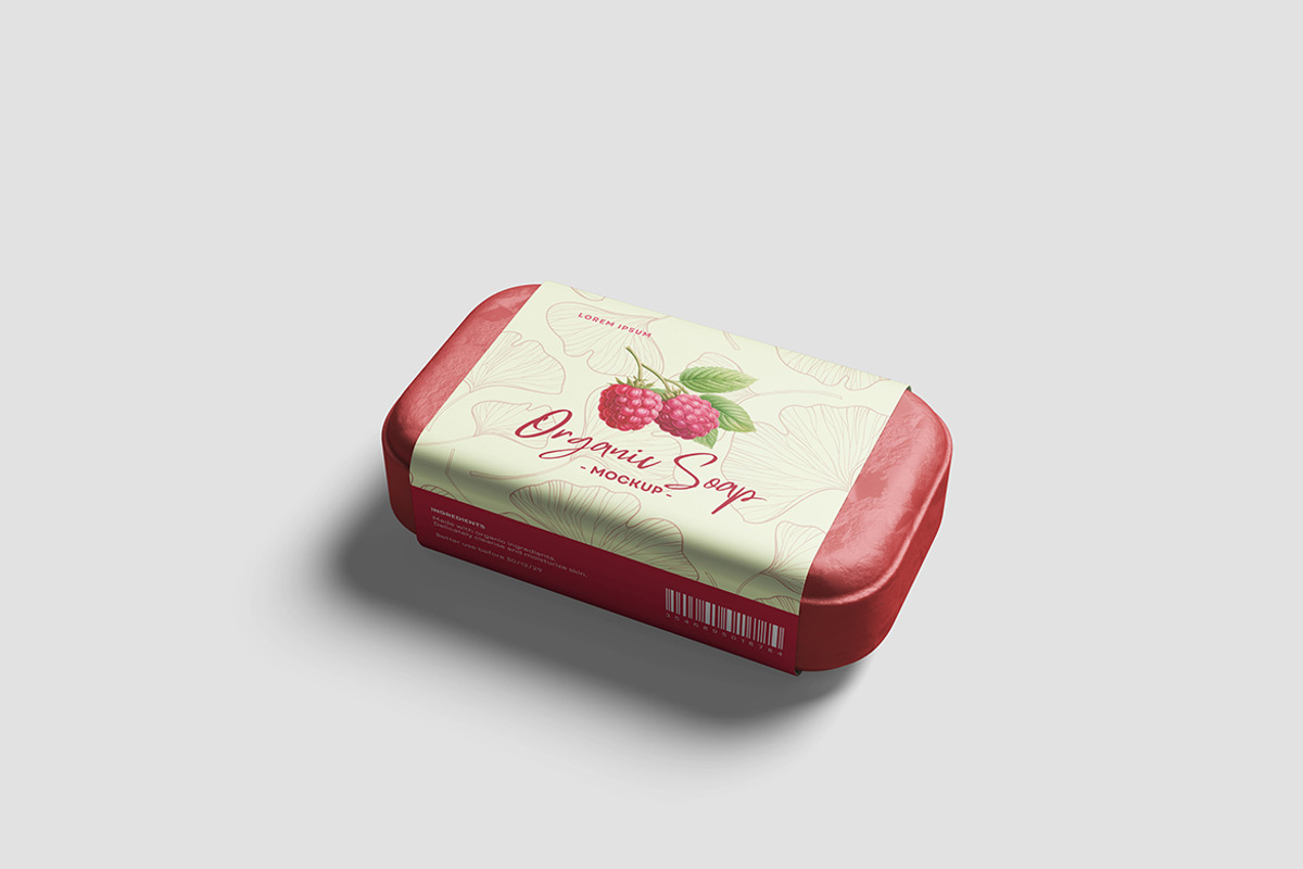 Modern Soap Mockup For Packaging, an Advertising Mockup by bimockup (Photo 2 of 6)