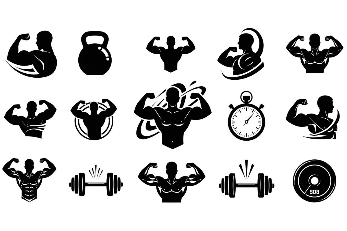 Ultimate Fitness Gym Vector Bundle, an Illustration by Creativeshirt (Photo 41 of 51)
