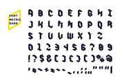 Metric display fonts, a Font by alekseiderin (Thumbnail 8 of 11)