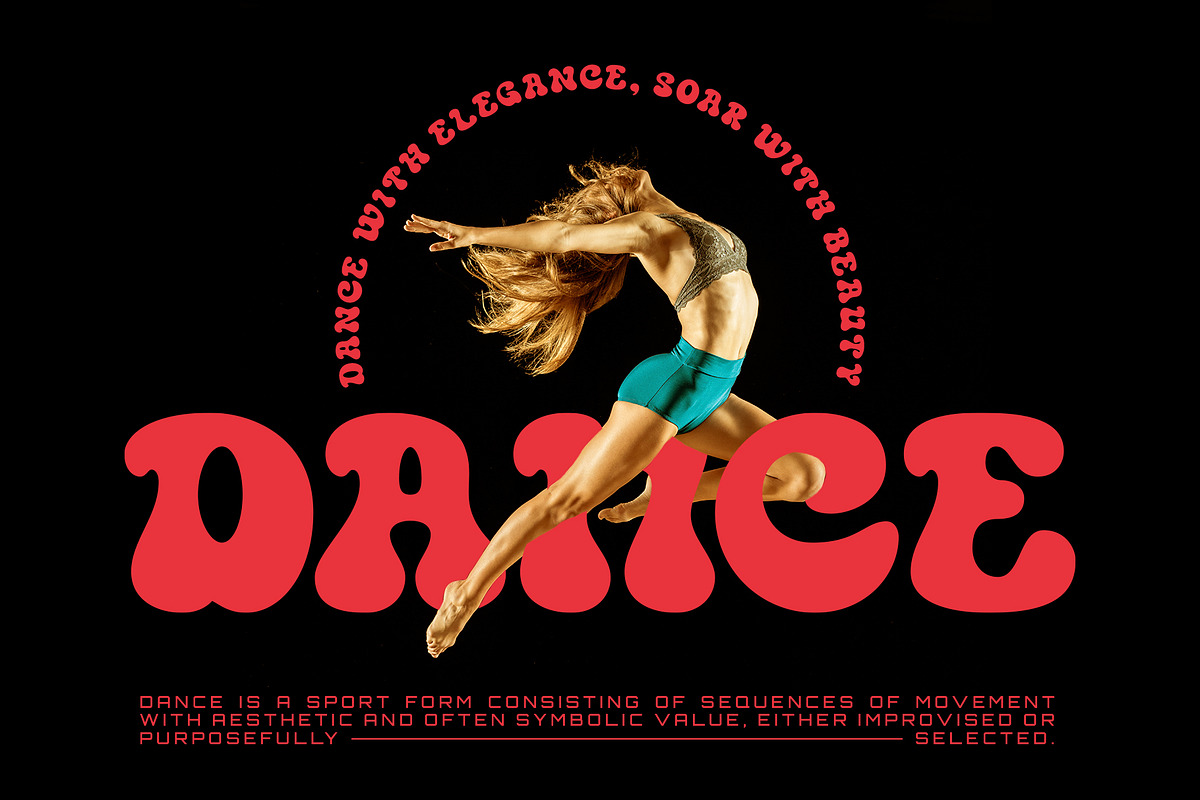 Chups - Groovy Retro Font, a Serif Font by roomspace creative lab (Photo 3 of 14)