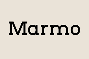 Marmo – Font Family