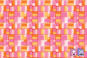 Hand Drawn Color Block Pattern, a Pattern Graphic by MISS CHATZ