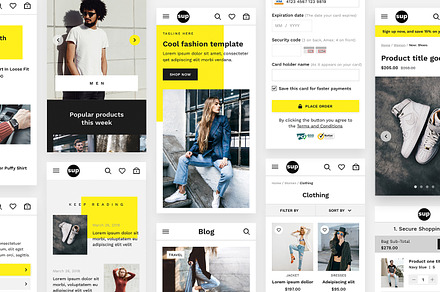 SUP - Fashion Ecommerce UI Kit