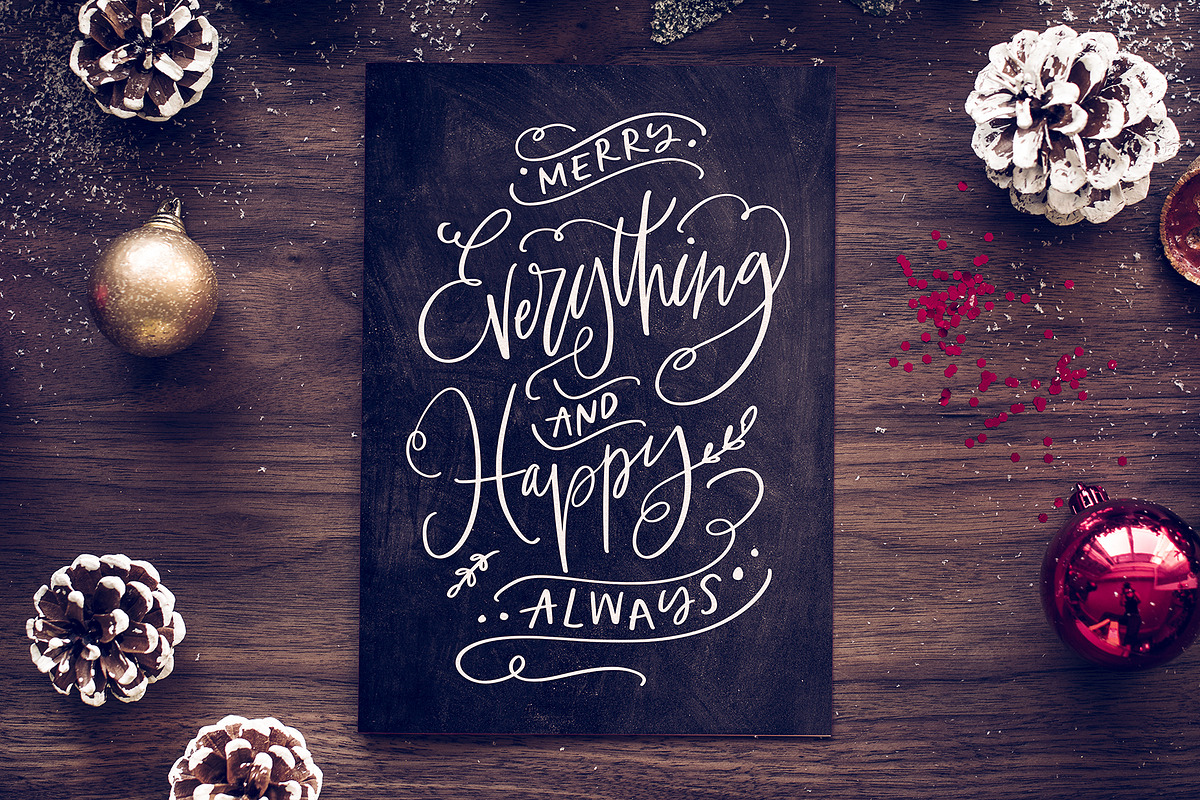 A Handlettered Christmas, a Decorative Illustration by Nicky Laatz (Photo 13 of 18)