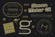 Akalime Vintage, a Sans Serif Font by Craft Supply Co. (Thumbnail 8 of 8)