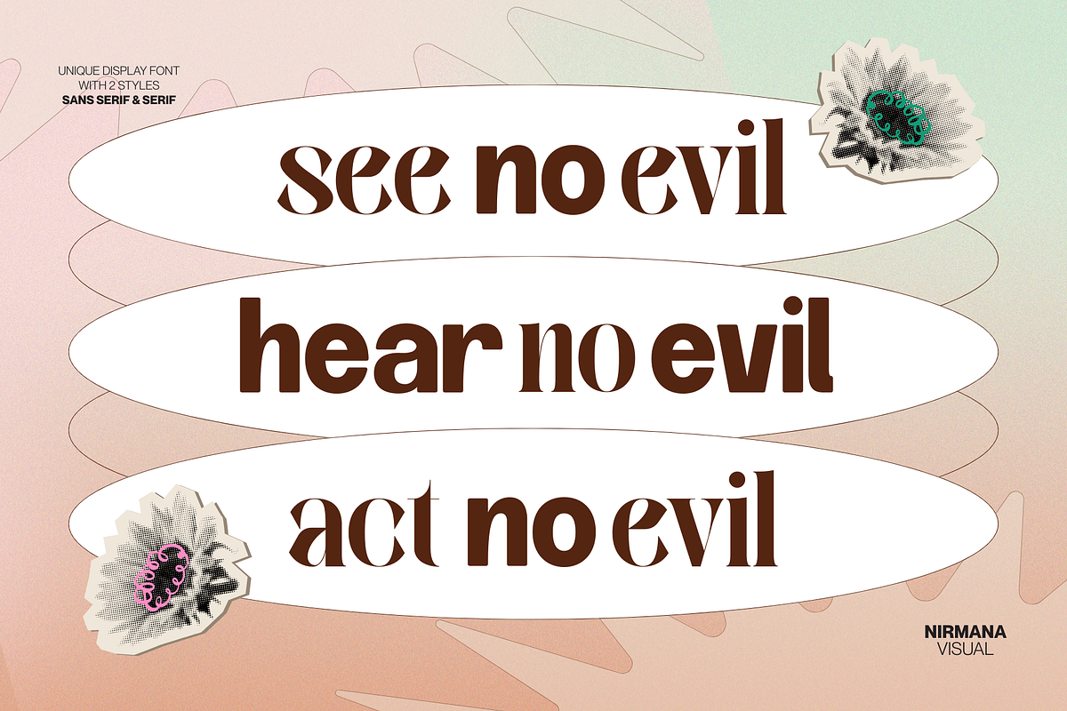 Velora Bloom - Duo Font Logo, a Sans Serif Font by Nirmana Visual (Photo 3 of 13)