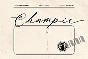 Rusthand - Rough Script, a Script Font by Bale Type (Thumbnail 6 of 9)