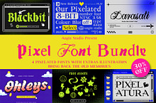 Pixel Font Bundle