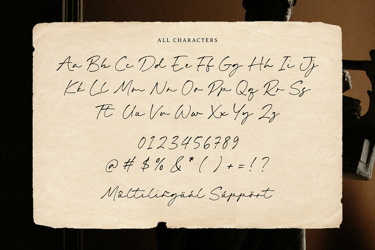 Bridget Signature Font, a Script Font by Timurtype (Photo 6 of 7)