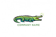 Green Crocodile Logo, a Branding & Logo Template by Logocreative (Thumbnail 1 of 2)