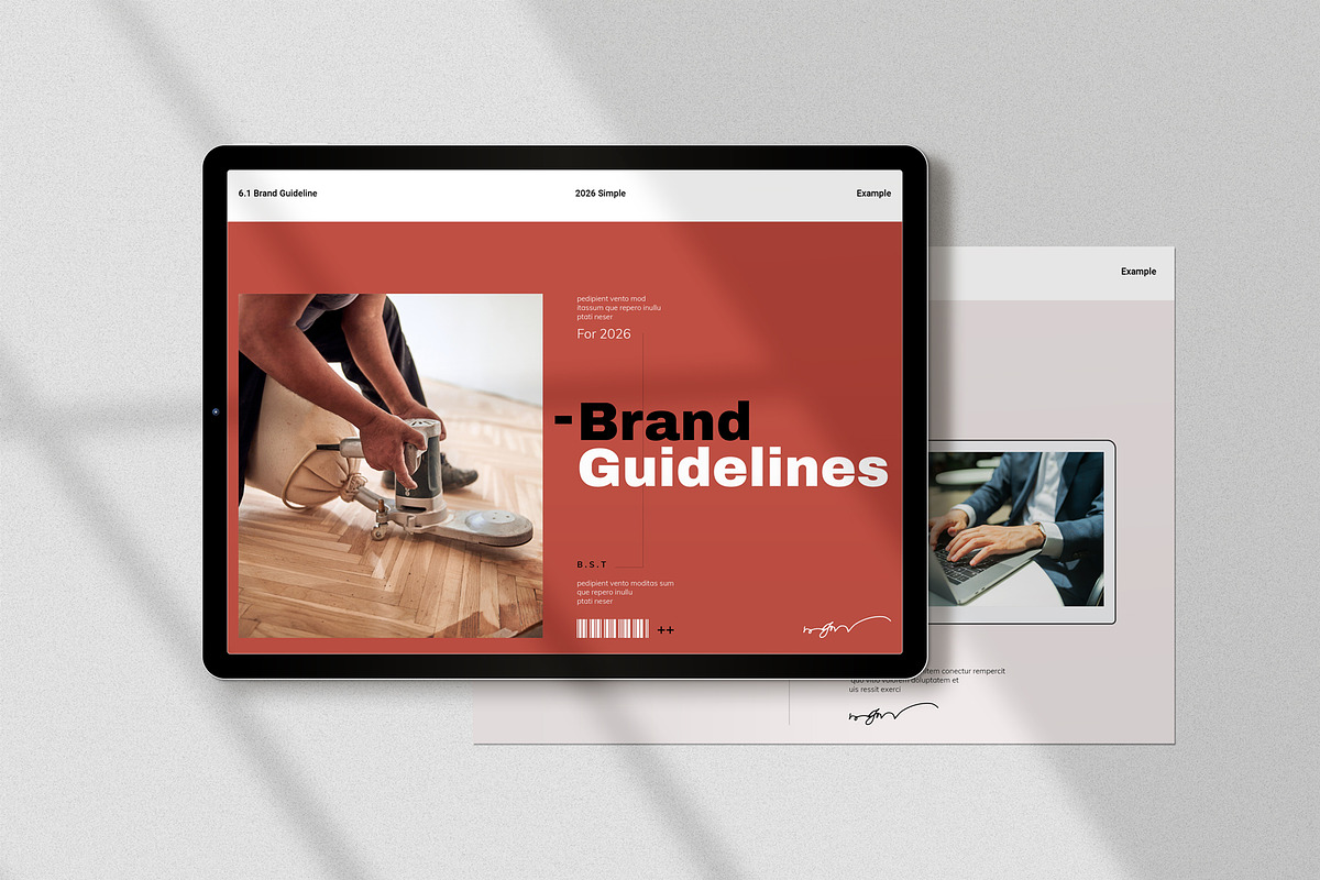 Brand Guidelines Template, a Brochure Template by metastudio38 (Photo 7 of 8)
