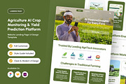 Greven AgriTech AI Monitor Landing, a Landing Page Template by productype1 (Thumbnail 1 of 5)