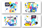 10 World Press Freedom Day, a Work Illustration by denayunebgt (Thumbnail 2 of 4)