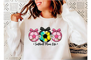 Softball Mom Life PNG, Coquette Mama, an Illustration by Designking (Thumbnail 6 of 6)