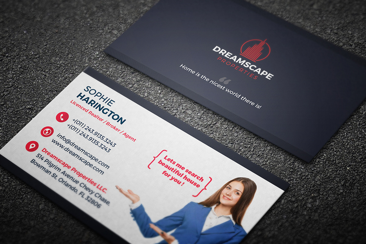 10 Real Estate Business Card Bundle, a Business Card Template by GraphicsEgg (Photo 9 of 14)